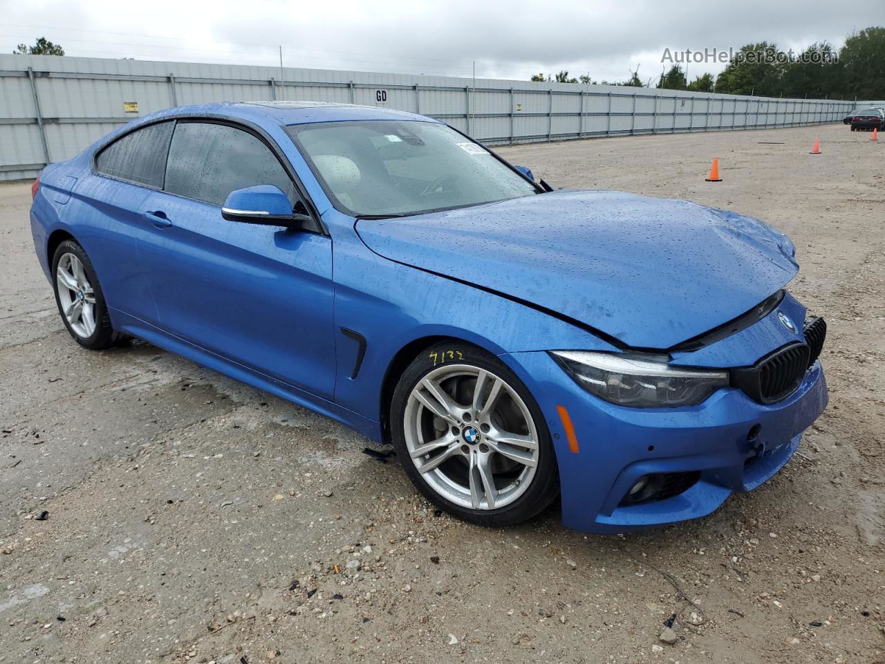 2020 Bmw 430i  Синий vin: WBA4W3C08LFJ39479