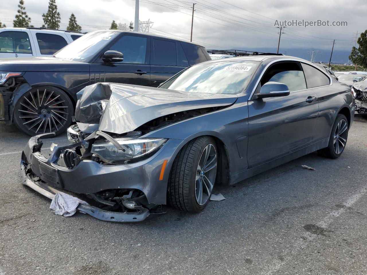 2020 Bmw 430i  Gray vin: WBA4W3C09LFH11789