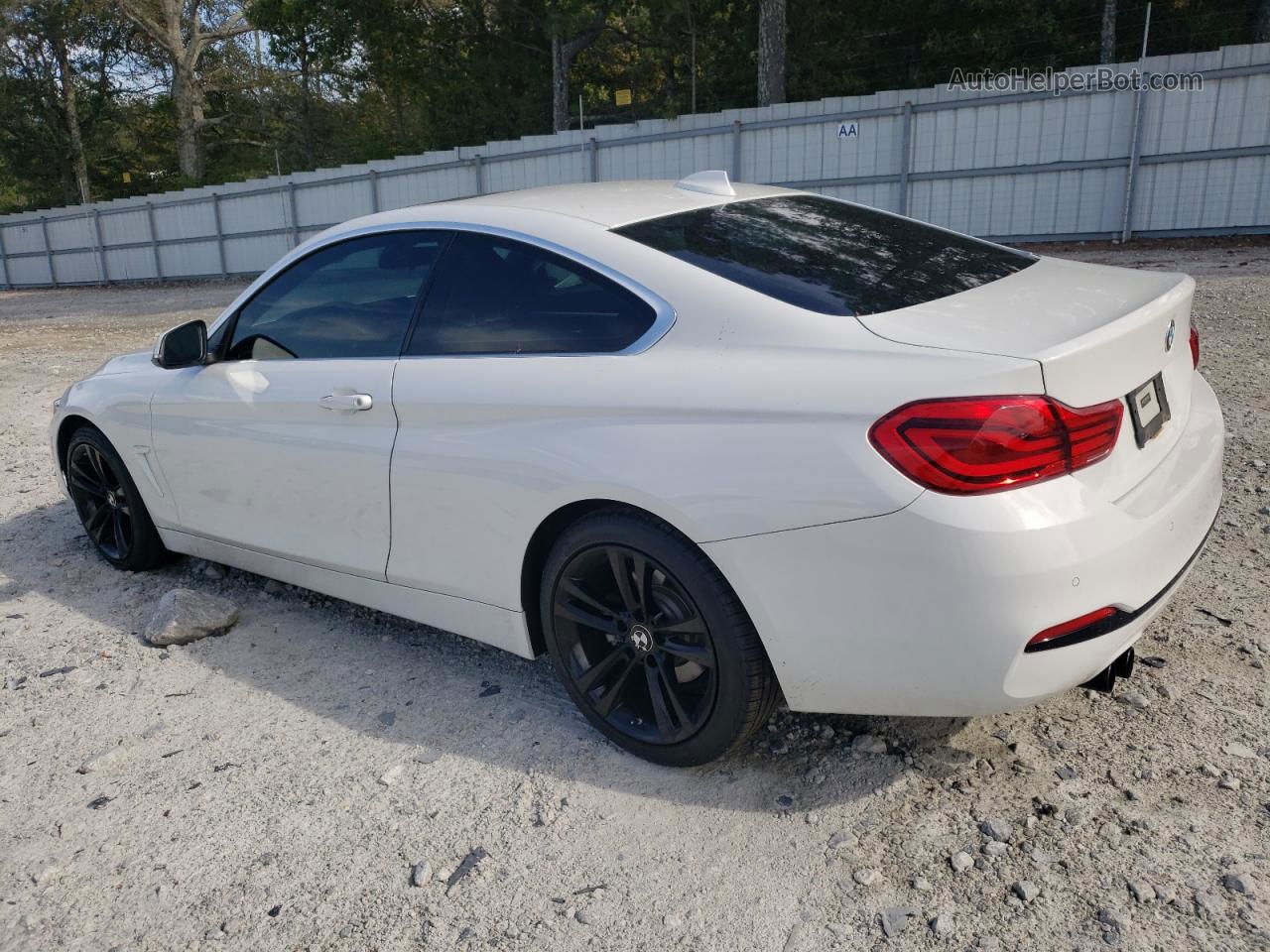 2018 Bmw 430i  White vin: WBA4W3C50JAC97551