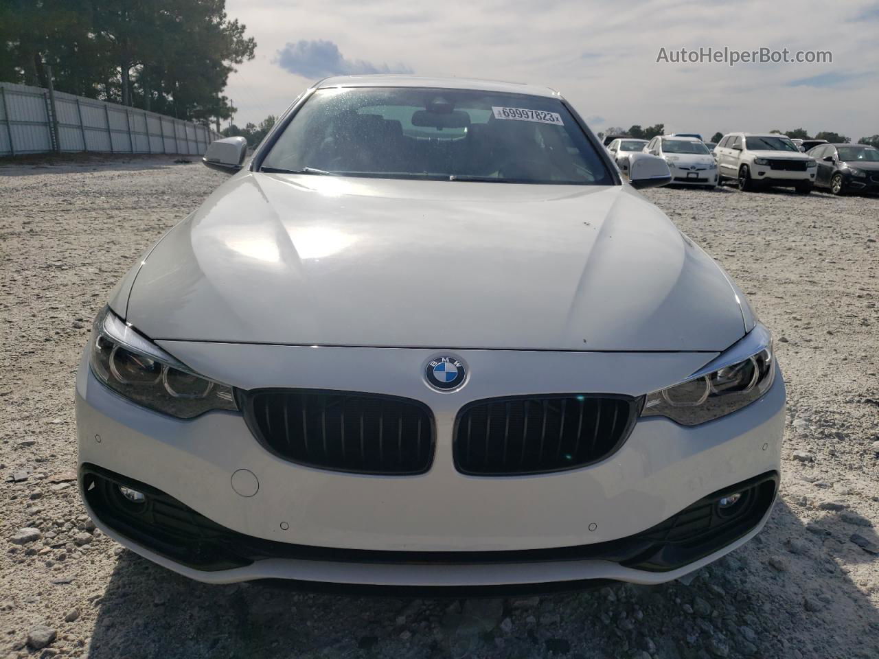 2018 Bmw 430i  White vin: WBA4W3C50JAC97551