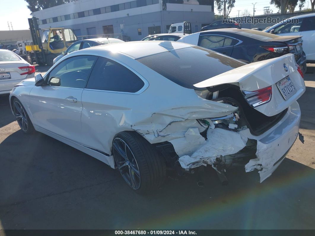 2018 Bmw 430i   White vin: WBA4W3C51JAF91458