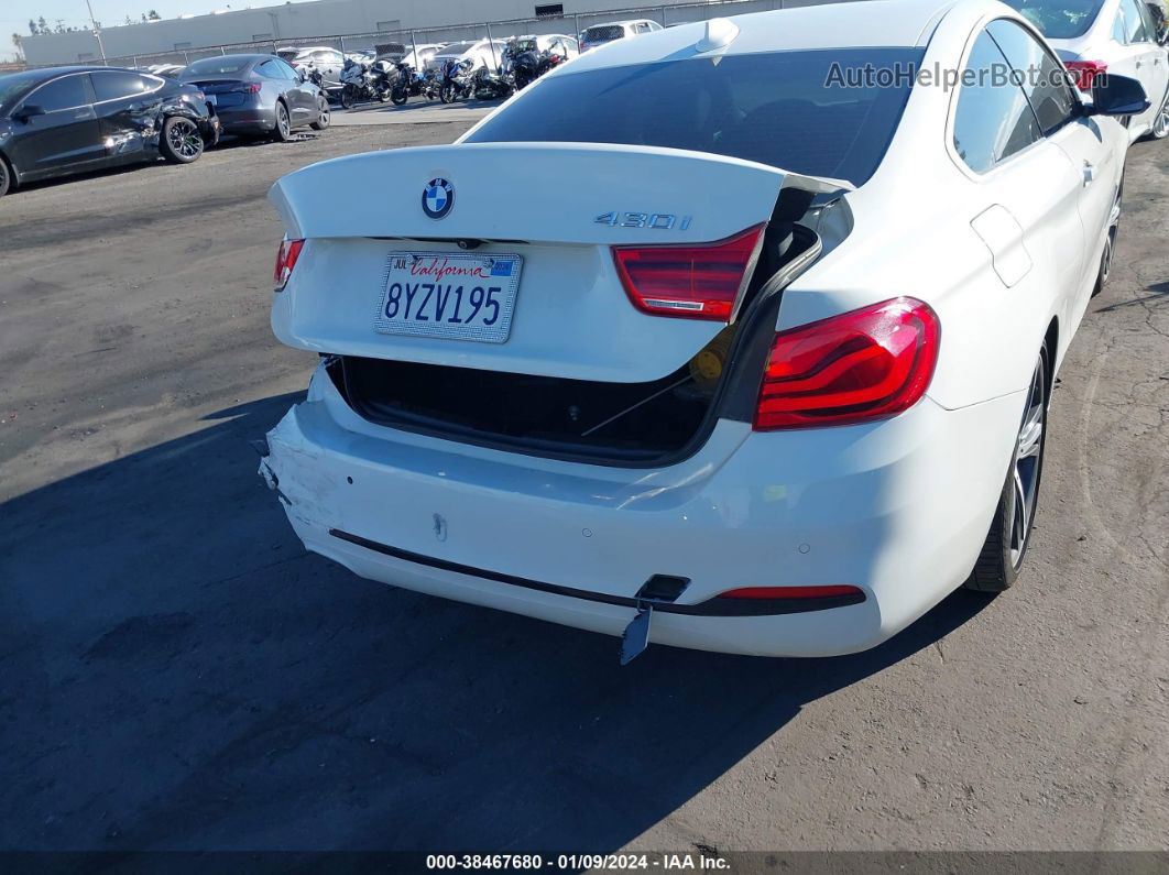 2018 Bmw 430i   White vin: WBA4W3C51JAF91458