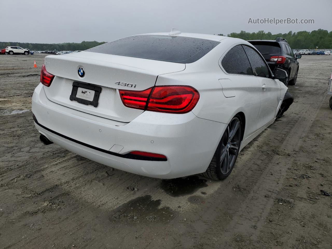 2018 Bmw 430i  White vin: WBA4W3C52JAC97244