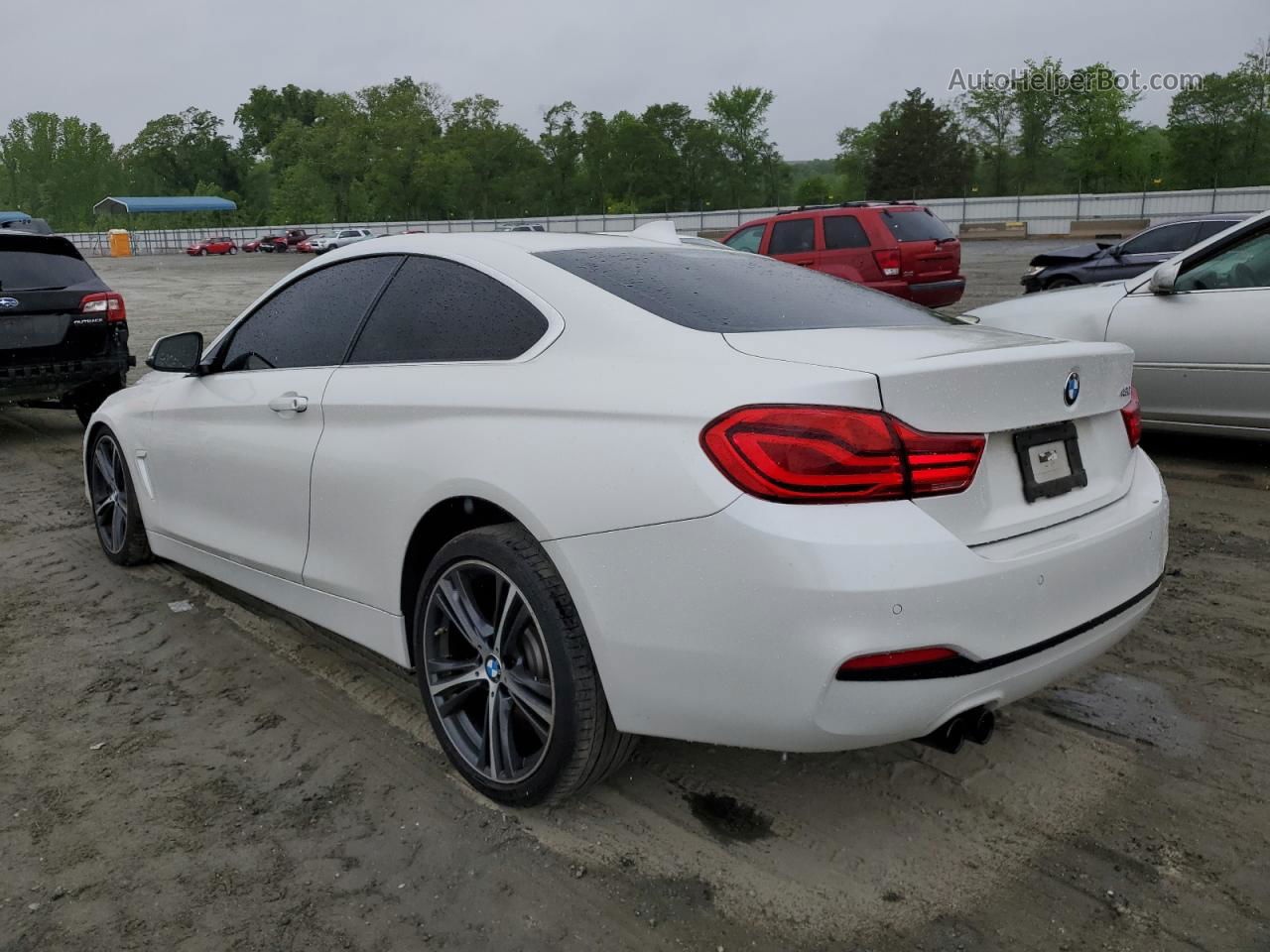 2018 Bmw 430i  White vin: WBA4W3C52JAC97244