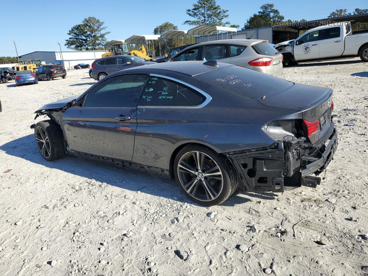 2018 Bmw 430i  Gray vin: WBA4W3C54JAF91289