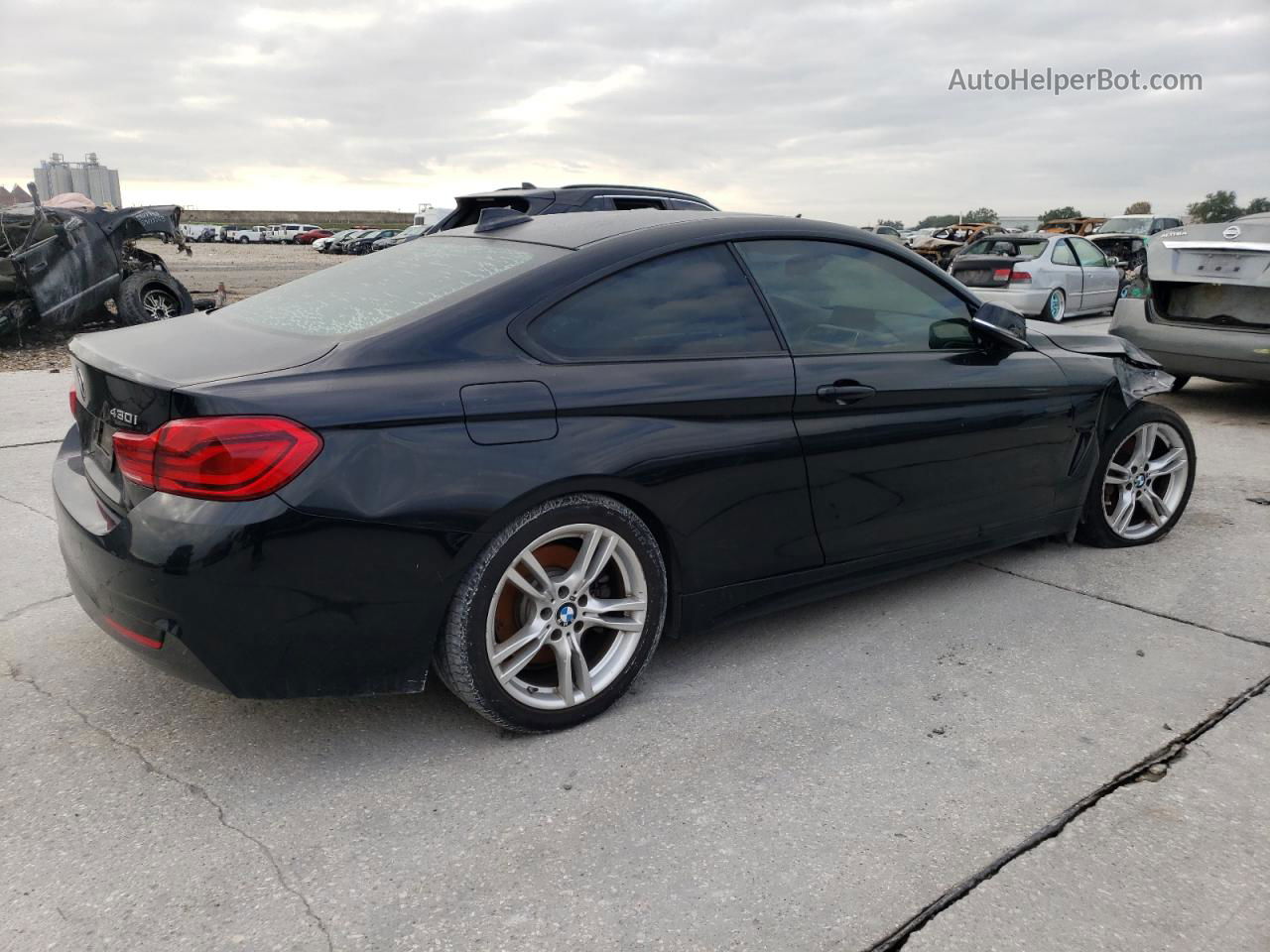 2018 Bmw 430i  Black vin: WBA4W3C54JAF91292