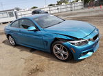 2018 Bmw 430i  Turquoise vin: WBA4W3C55JAB87286