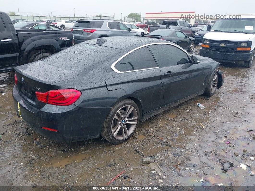 2018 Bmw 4 Series 430i Черный vin: WBA4W3C55JAC97528