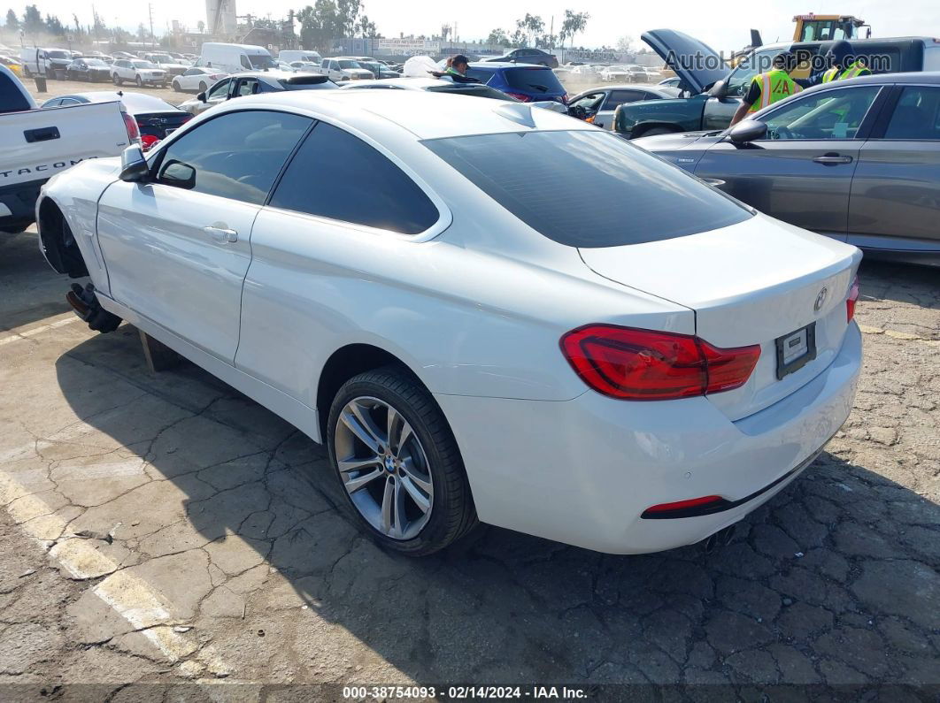 2018 Bmw 430i   White vin: WBA4W3C55JAF91429