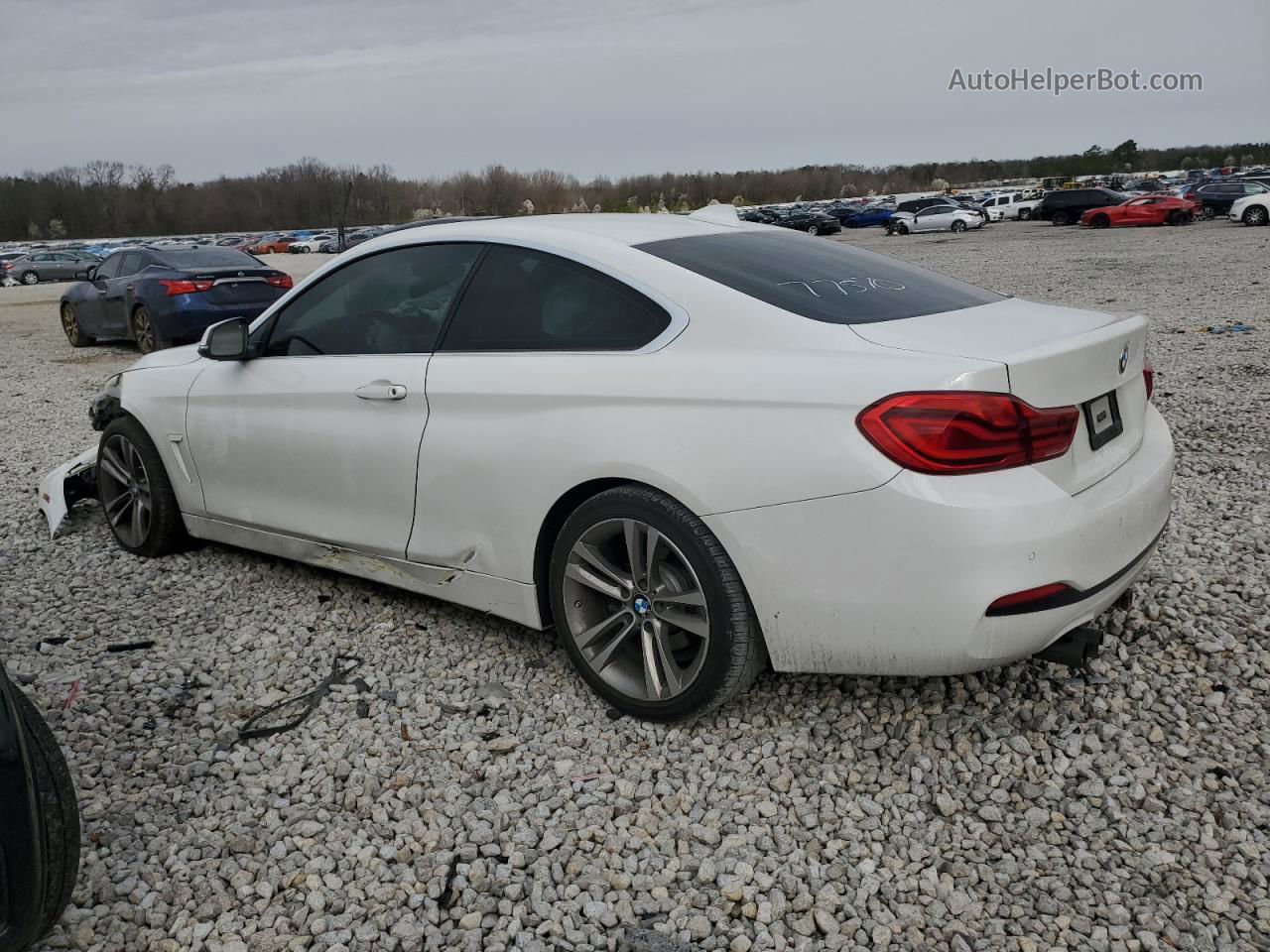 2018 Bmw 430i  White vin: WBA4W3C56JAC97599