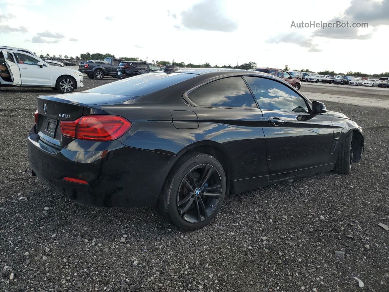 2018 Bmw 430i  Black vin: WBA4W3C58JAB87279