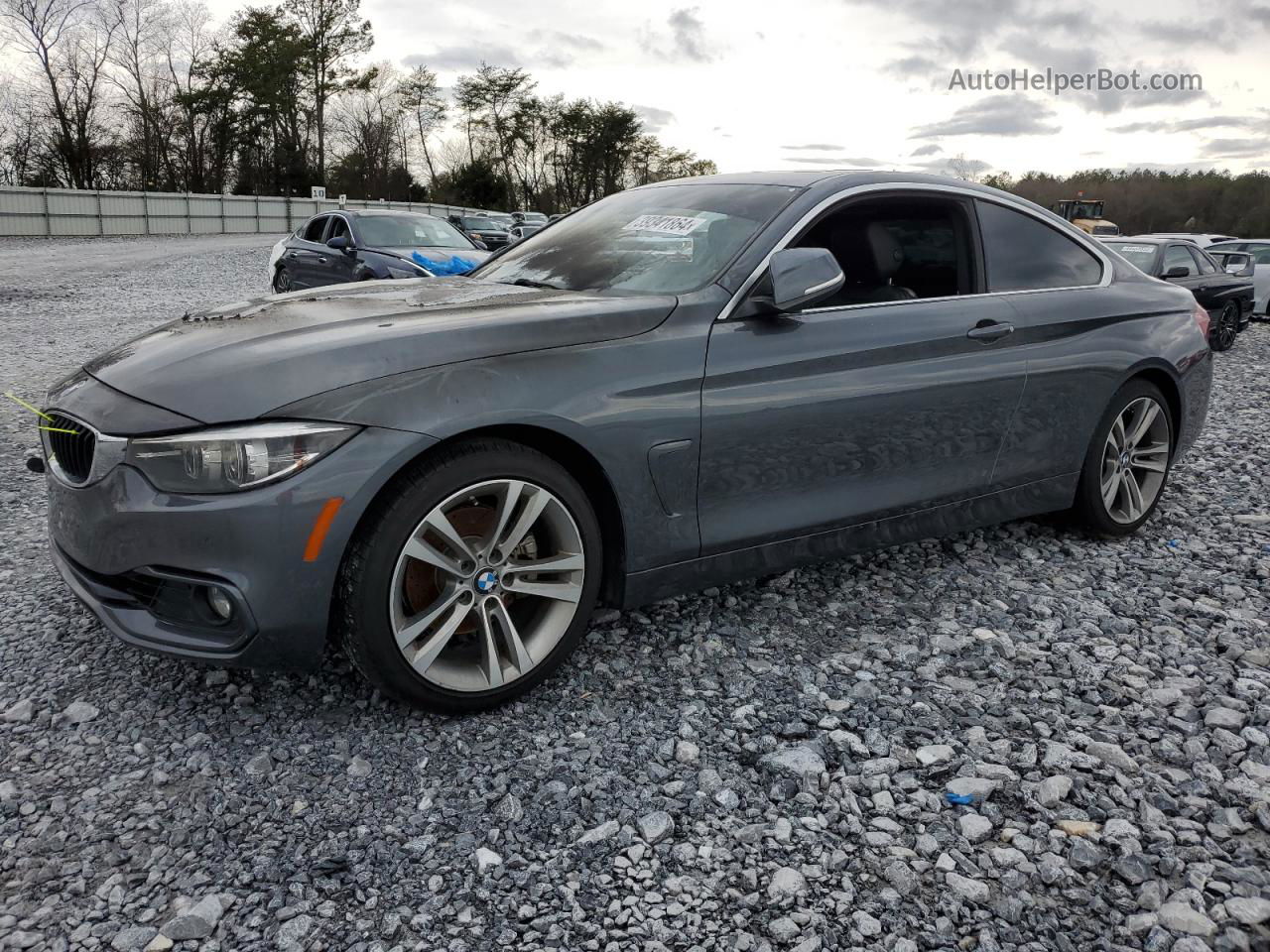 2018 Bmw 430i  Угольный vin: WBA4W3C59JAC97578