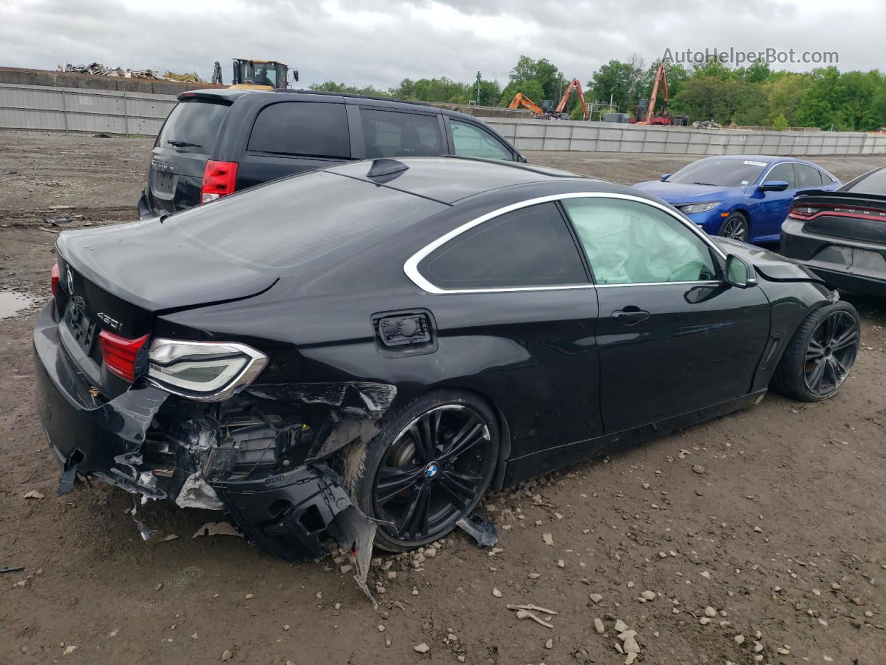 2018 Bmw 430i  Black vin: WBA4W3C59JAE99496