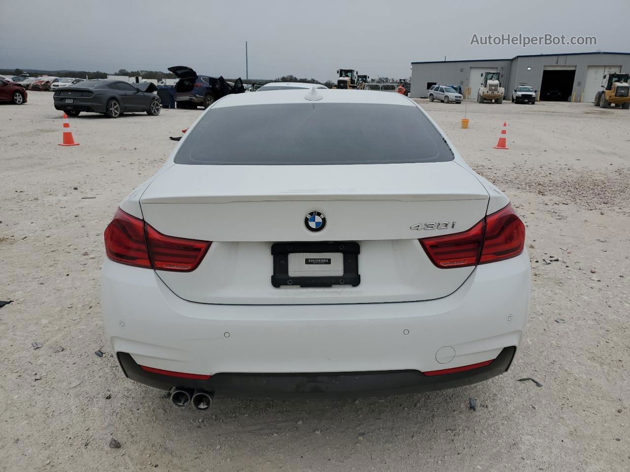 2018 Bmw 430i  Белый vin: WBA4W3C59JAF91434