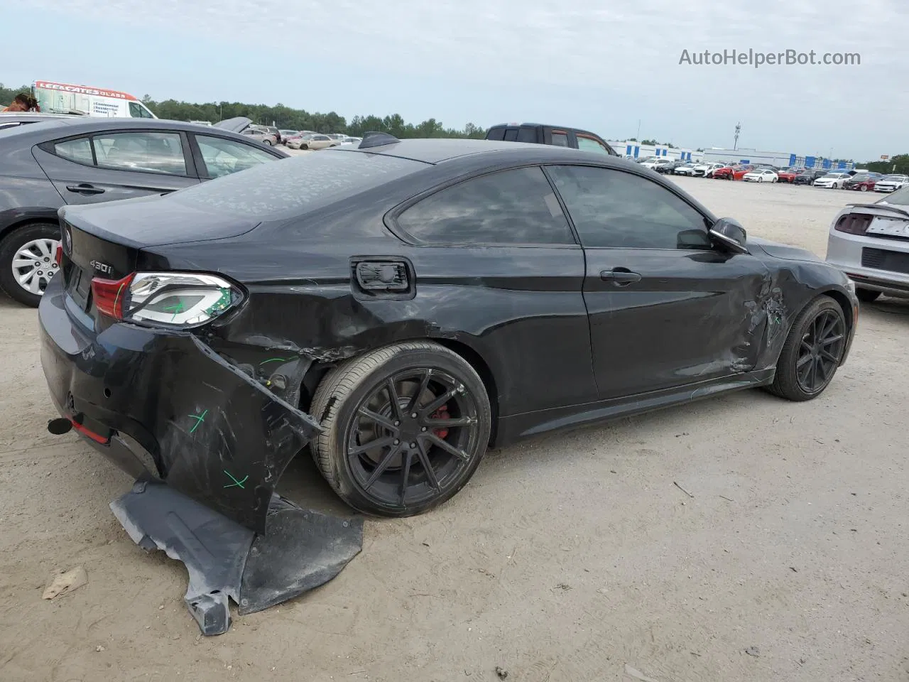 2018 Bmw 430i  Black vin: WBA4W3C5XJAB87204