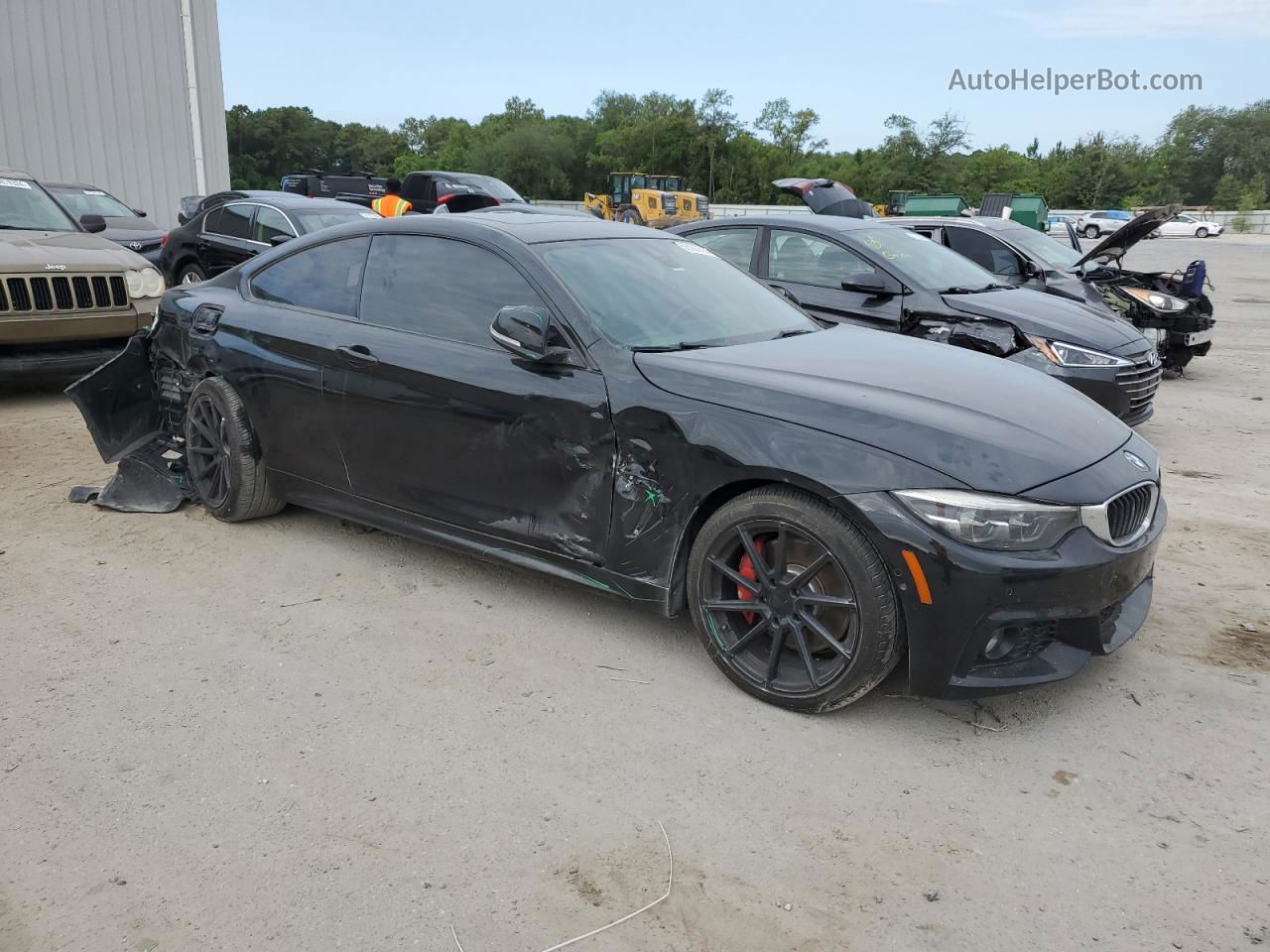 2018 Bmw 430i  Black vin: WBA4W3C5XJAB87204