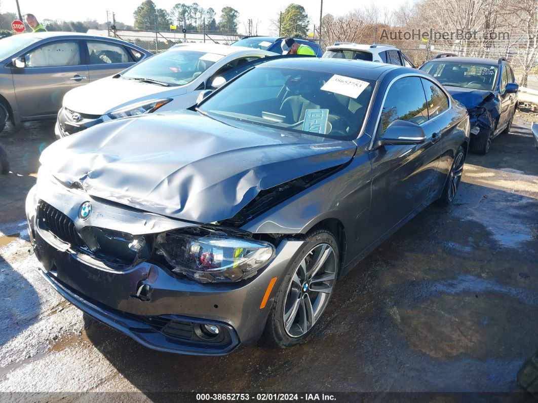 2020 Bmw 430i Xdrive Gray vin: WBA4W5C03LFH33167