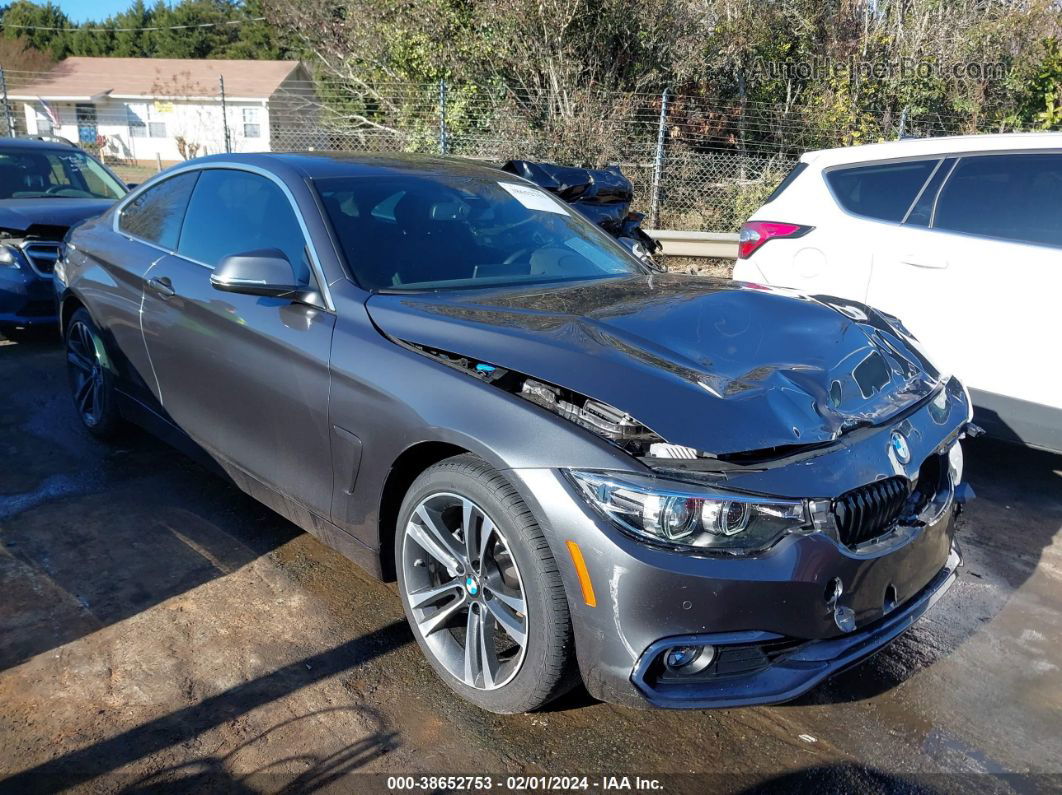 2020 Bmw 430i Xdrive Gray vin: WBA4W5C03LFH33167