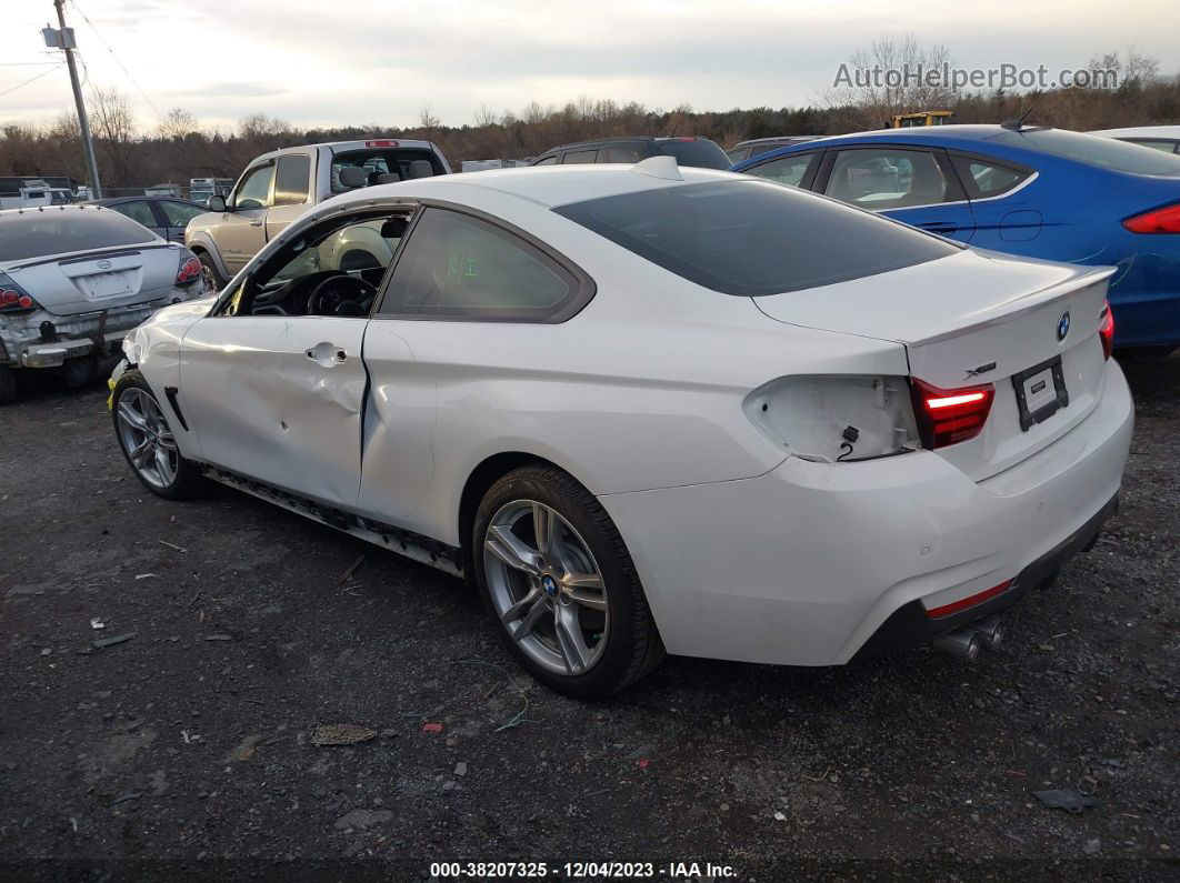 2020 Bmw 4 Series 430i Xdrive White vin: WBA4W5C07LFJ44278