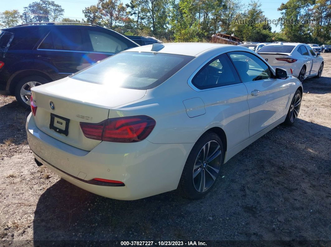 2020 Bmw 4 Series 430i Xdrive White vin: WBA4W5C08LFH63829