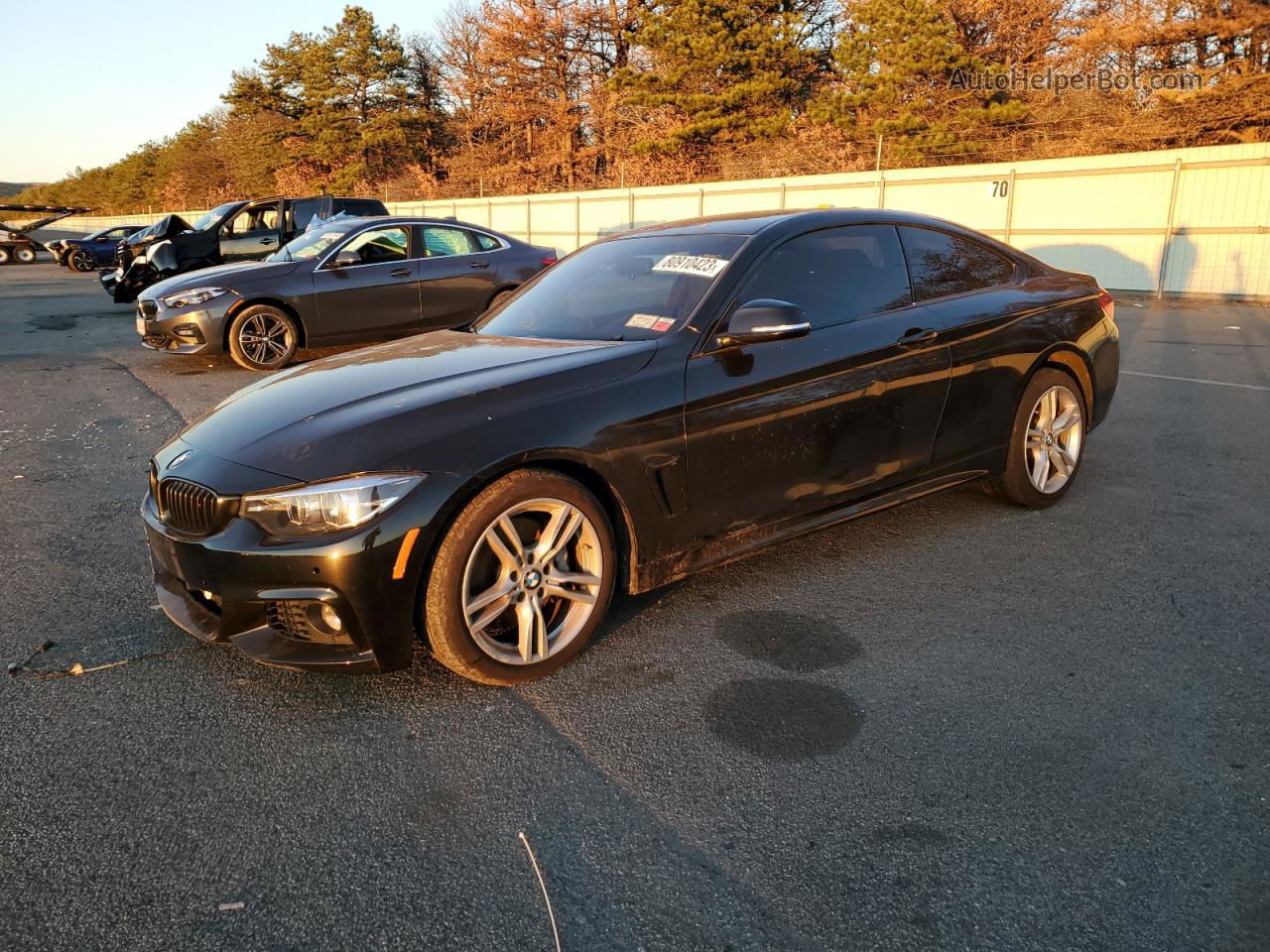 2018 Bmw 430xi  Black vin: WBA4W5C51JAA49756