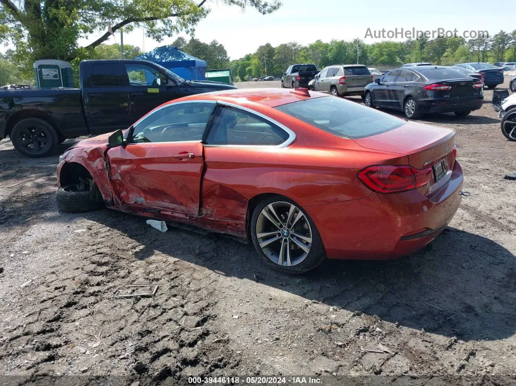 2018 Bmw 430i Xdrive Red vin: WBA4W5C52JAA49670