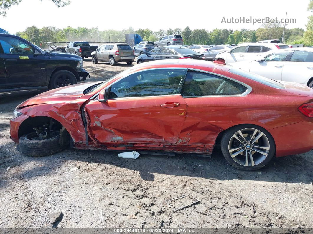 2018 Bmw 430i Xdrive Red vin: WBA4W5C52JAA49670