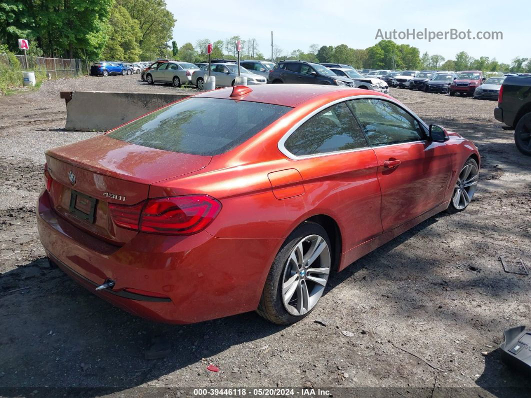 2018 Bmw 430i Xdrive Red vin: WBA4W5C52JAA49670