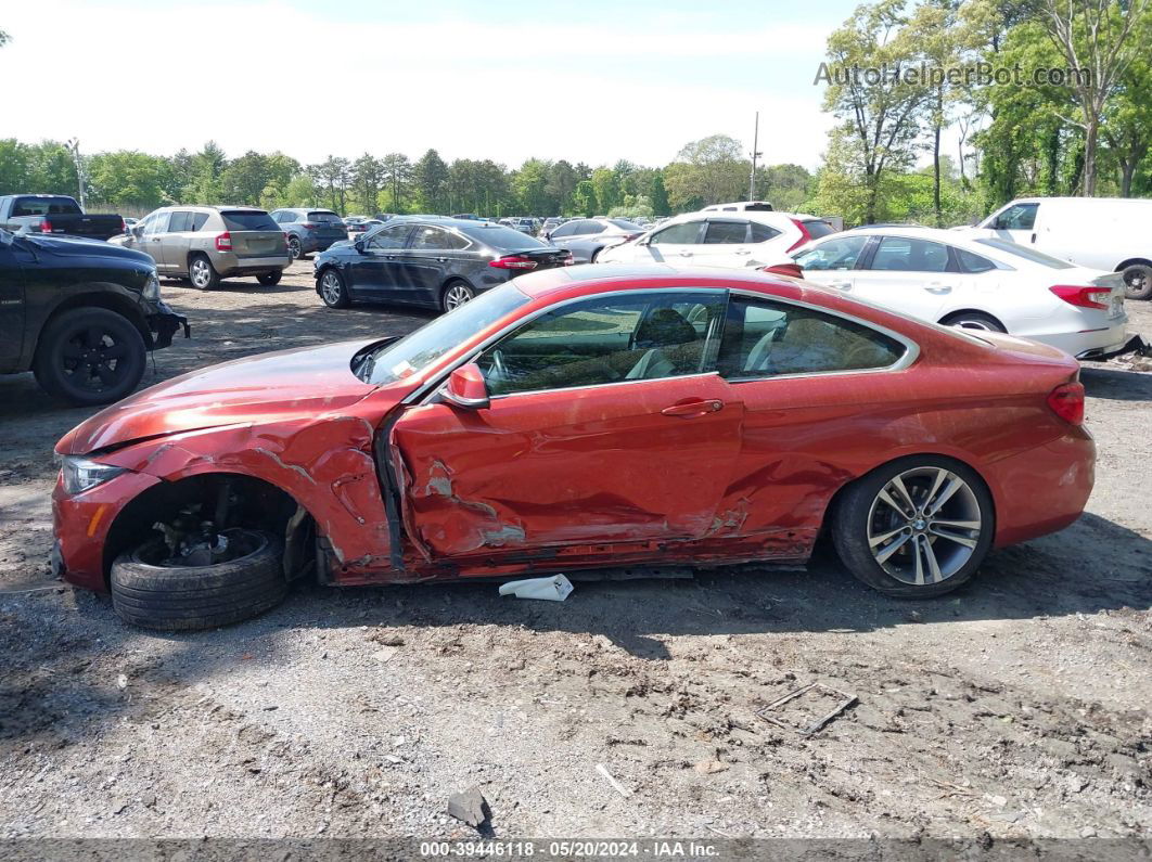 2018 Bmw 430i Xdrive Red vin: WBA4W5C52JAA49670