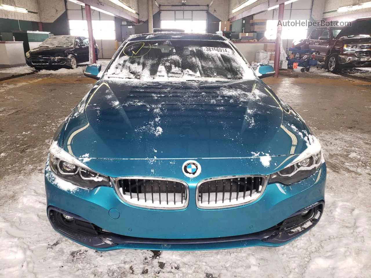 2018 Bmw 430xi  Синий vin: WBA4W5C53JAA49645