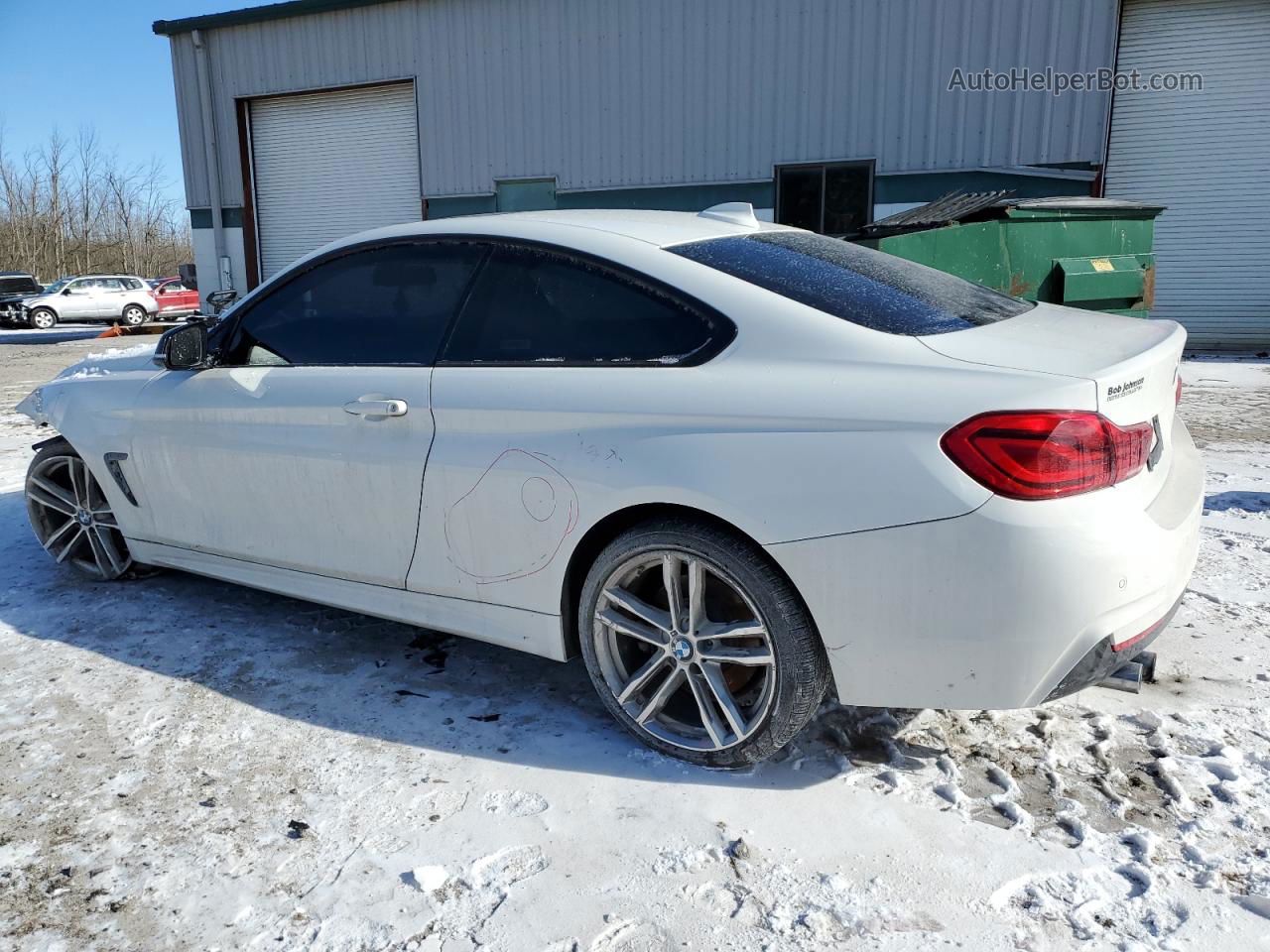 2018 Bmw 430xi  White vin: WBA4W5C54JAA66941