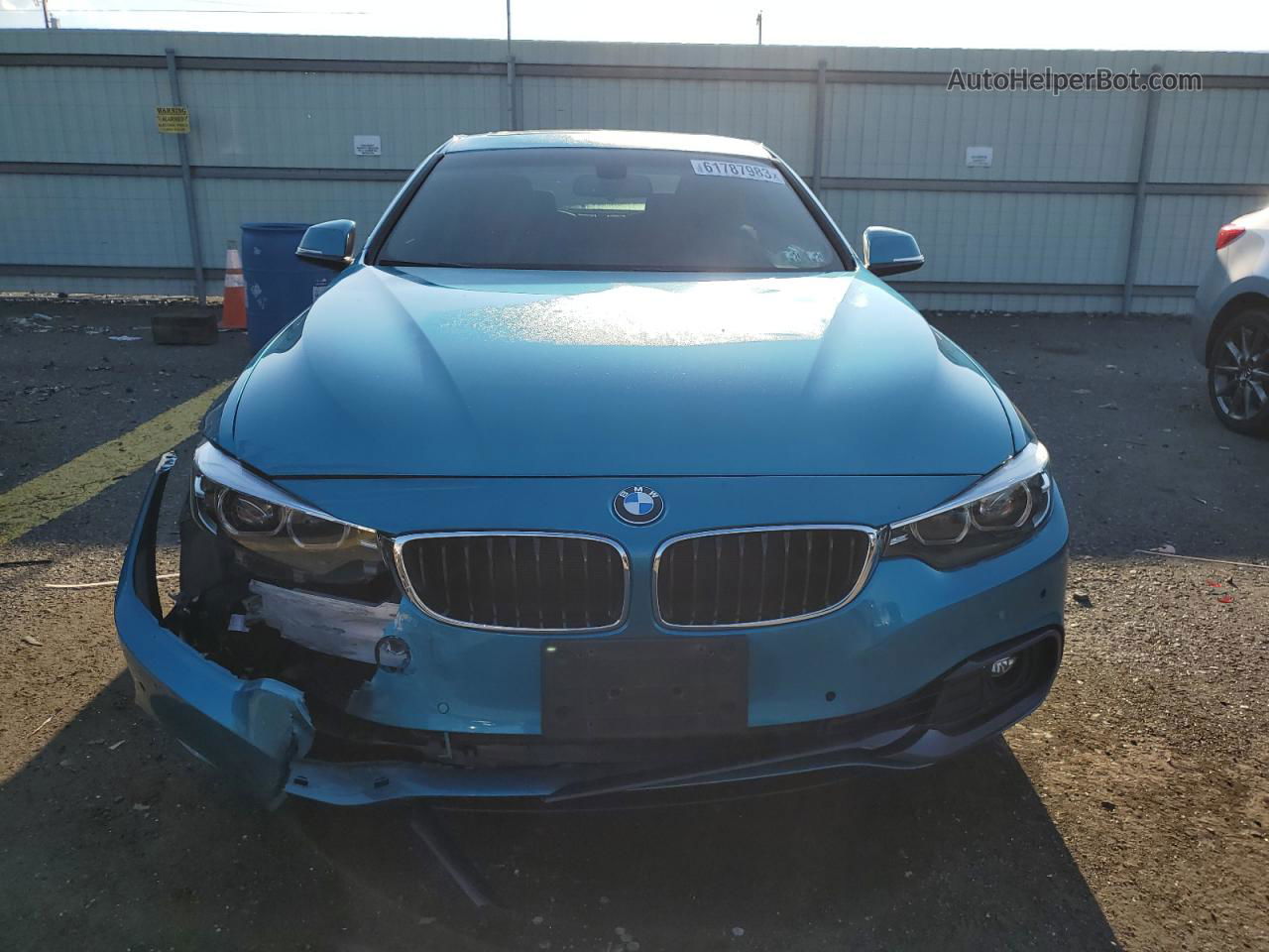 2018 Bmw 430xi  Blue vin: WBA4W5C57JAE43388