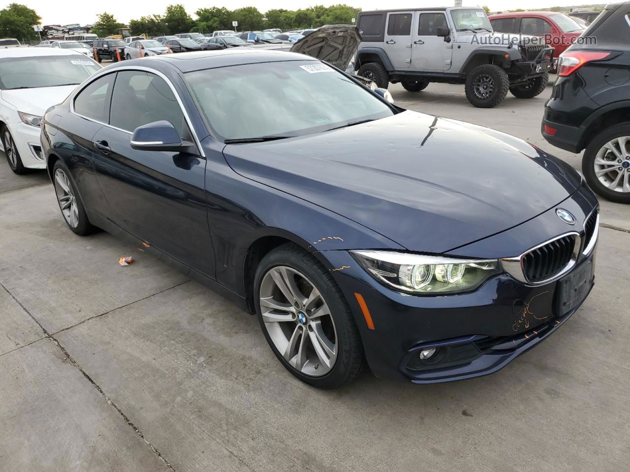 2018 Bmw 430xi  Blue vin: WBA4W5C58JAA49916