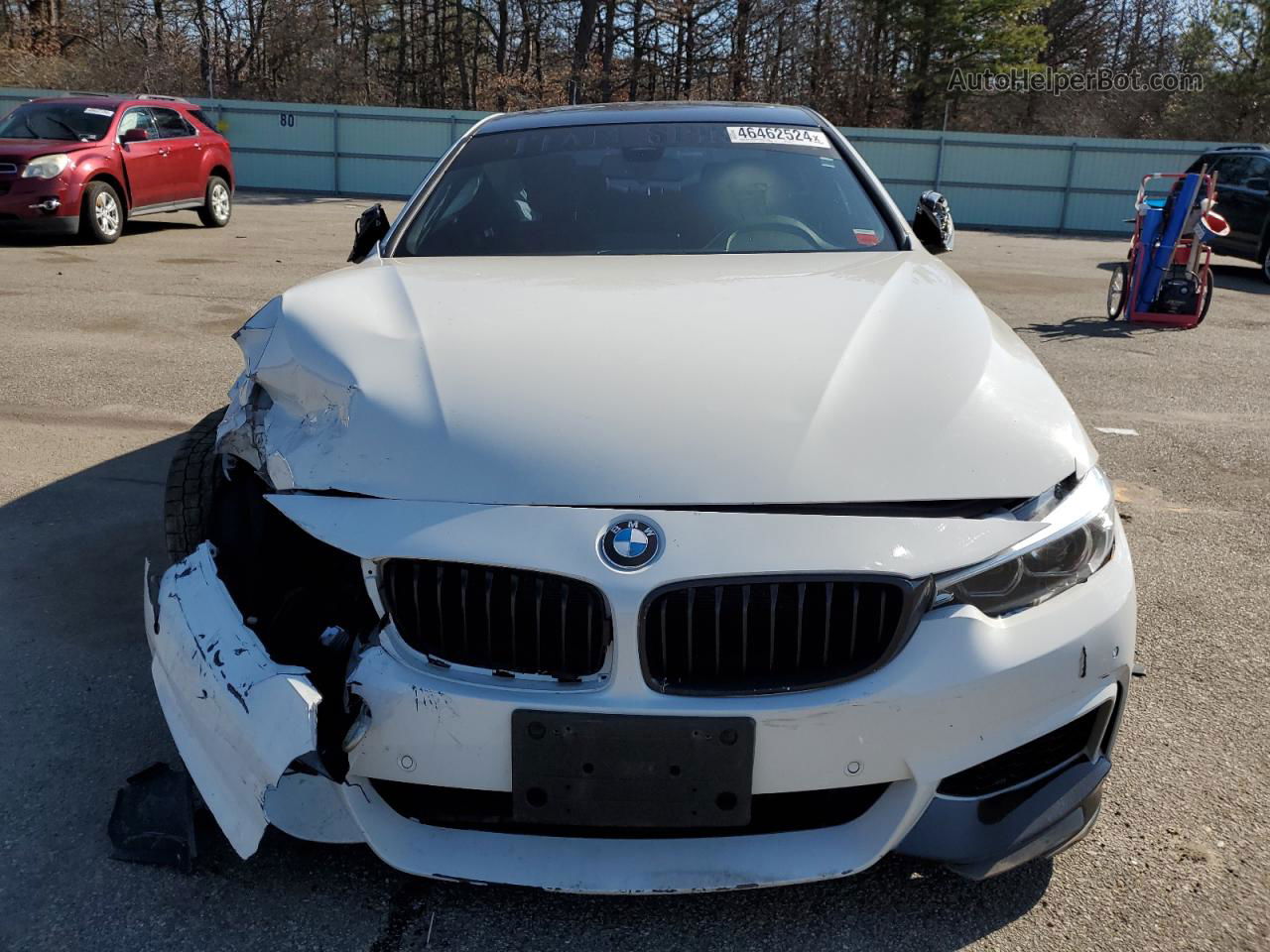 2018 Bmw 430xi  White vin: WBA4W5C58JAE43142