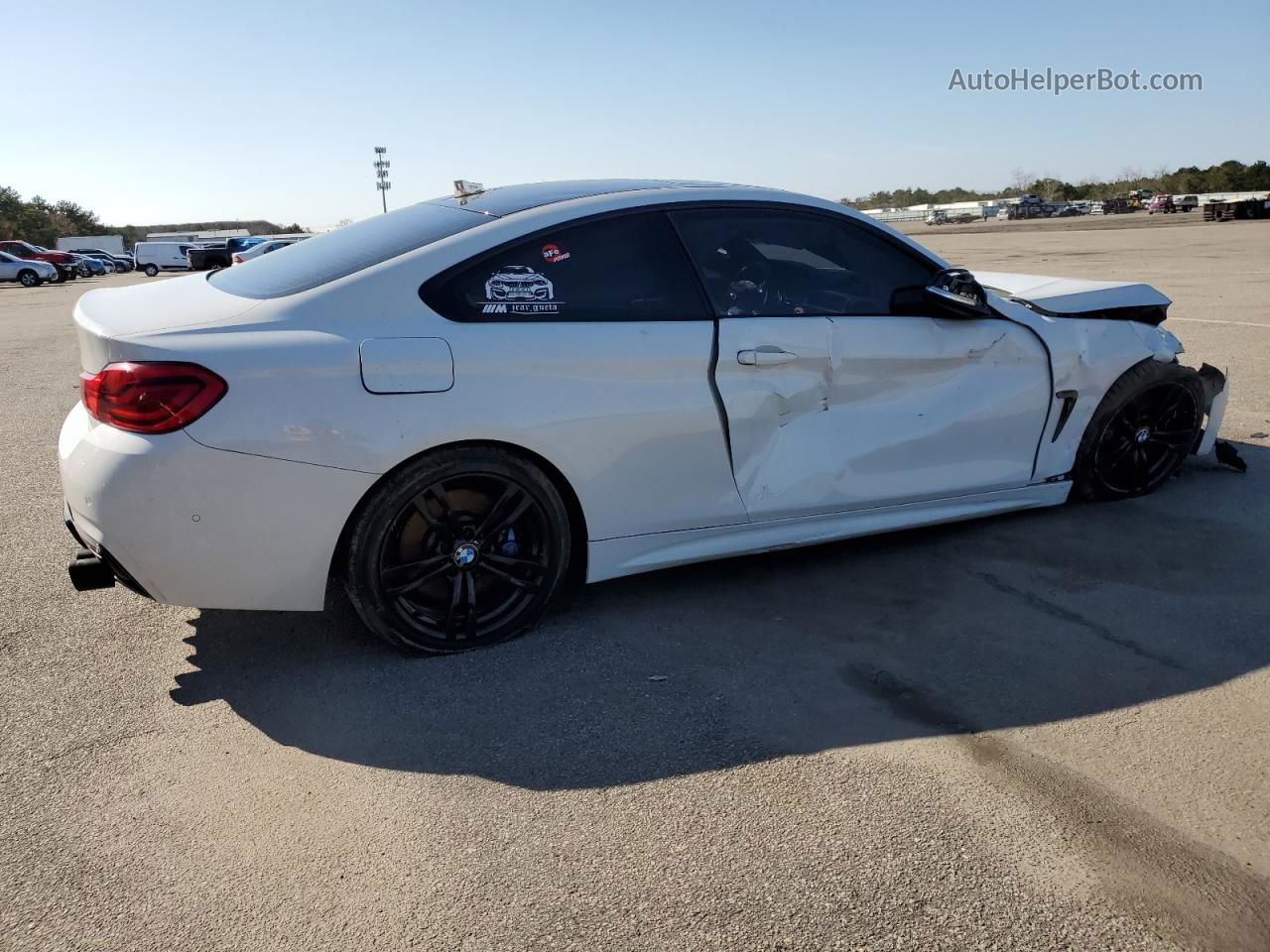 2018 Bmw 430xi  White vin: WBA4W5C58JAE43142