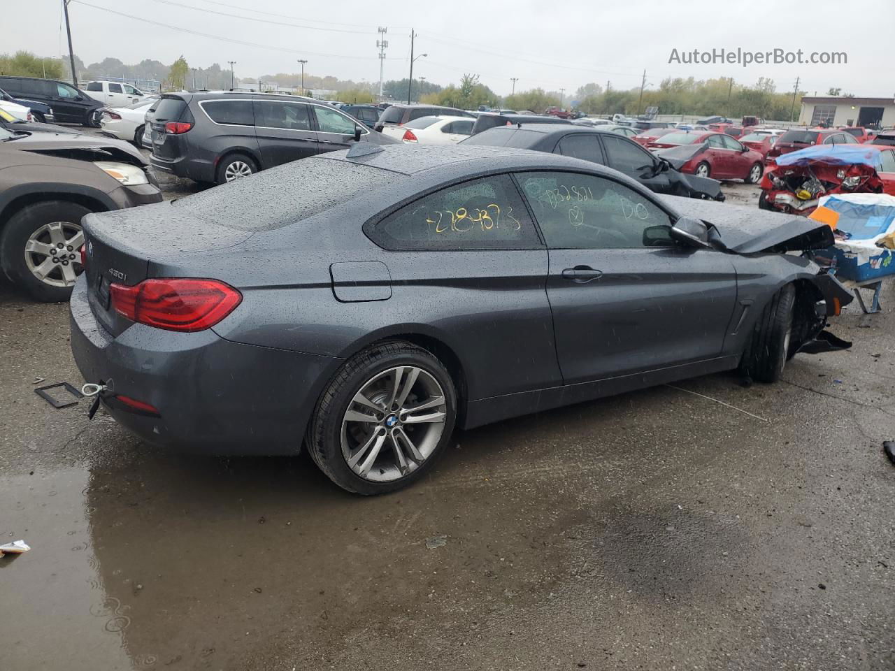 2018 Bmw 430xi  Charcoal vin: WBA4W5C5XJAD32821