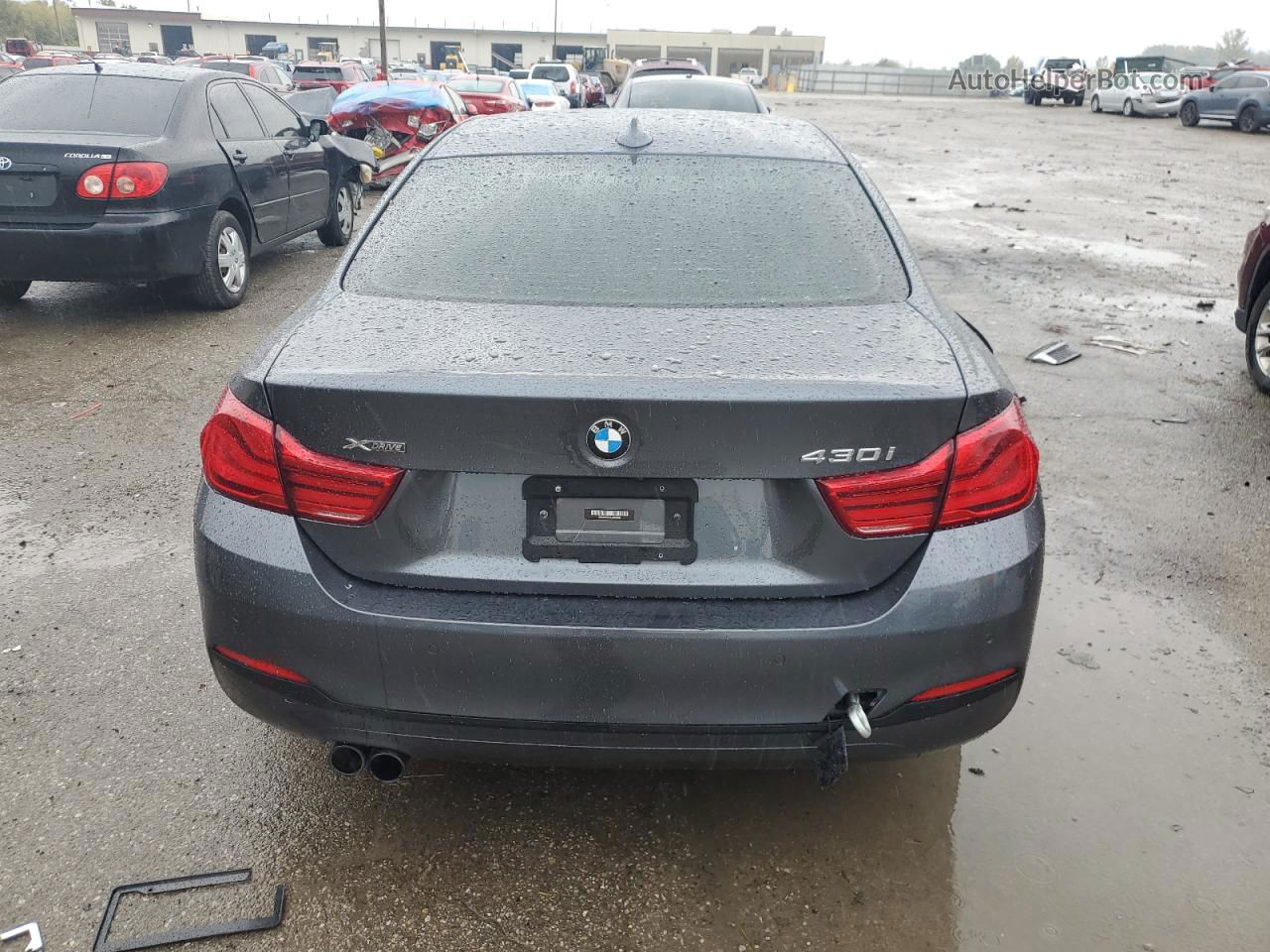 2018 Bmw 430xi  Charcoal vin: WBA4W5C5XJAD32821