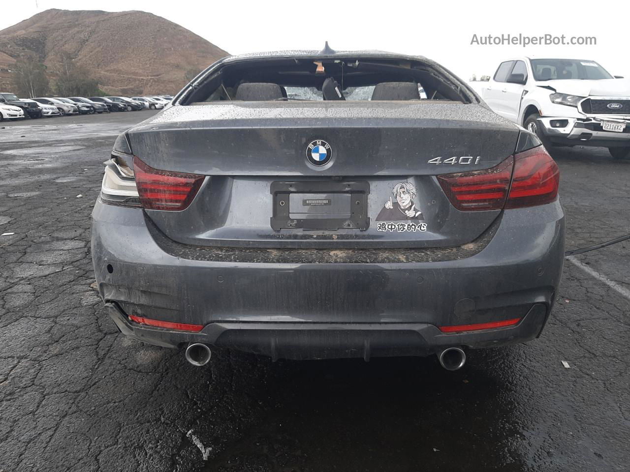 2020 Bmw 440i  Gray vin: WBA4W7C03LAH17284