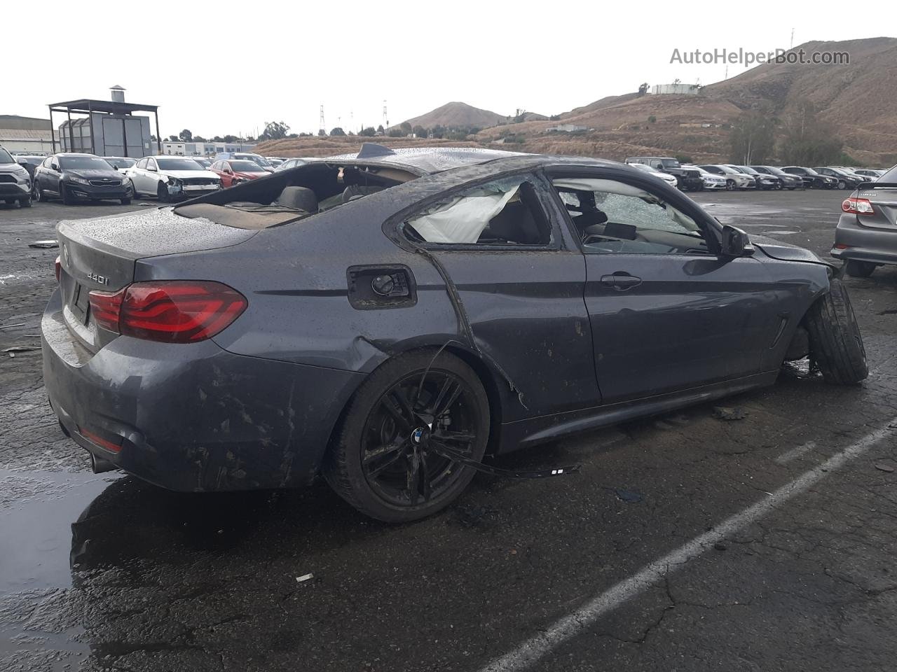 2020 Bmw 440i  Gray vin: WBA4W7C03LAH17284