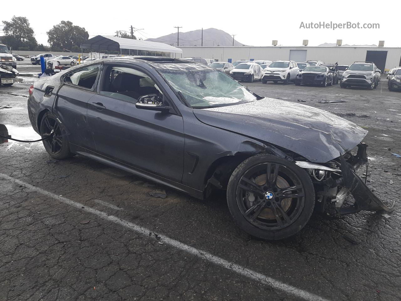 2020 Bmw 440i  Gray vin: WBA4W7C03LAH17284