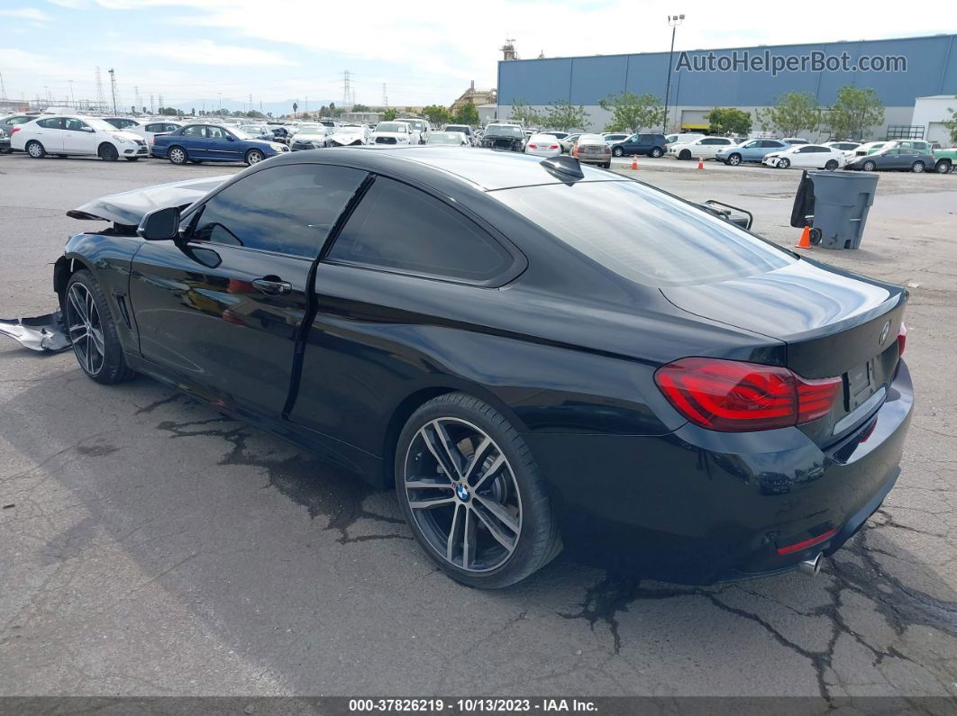 2020 Bmw 4 Series 440i Black vin: WBA4W7C03LFJ83851