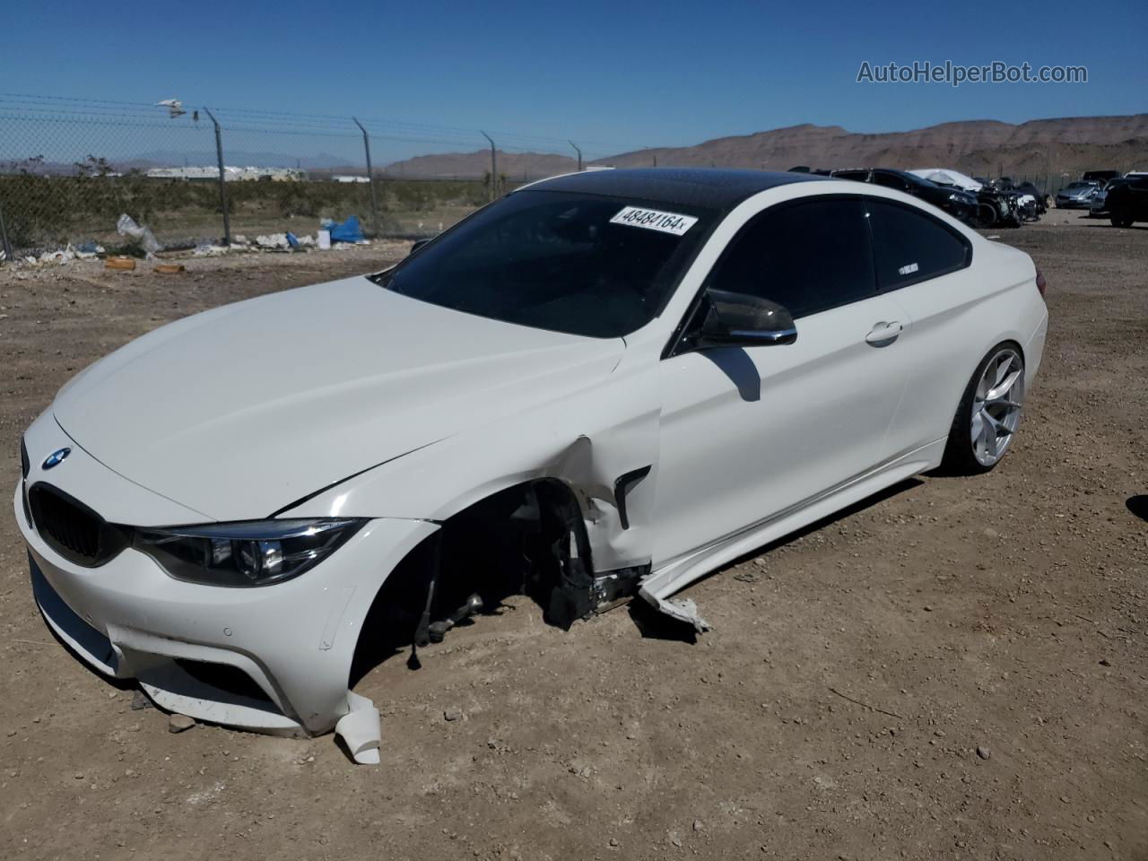 2020 Bmw 440i  White vin: WBA4W7C0XLFJ81837