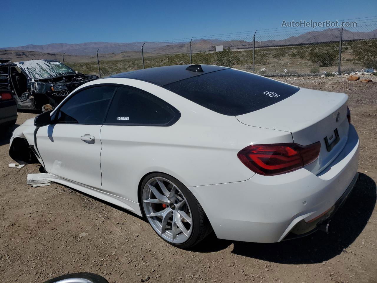 2020 Bmw 440i  White vin: WBA4W7C0XLFJ81837