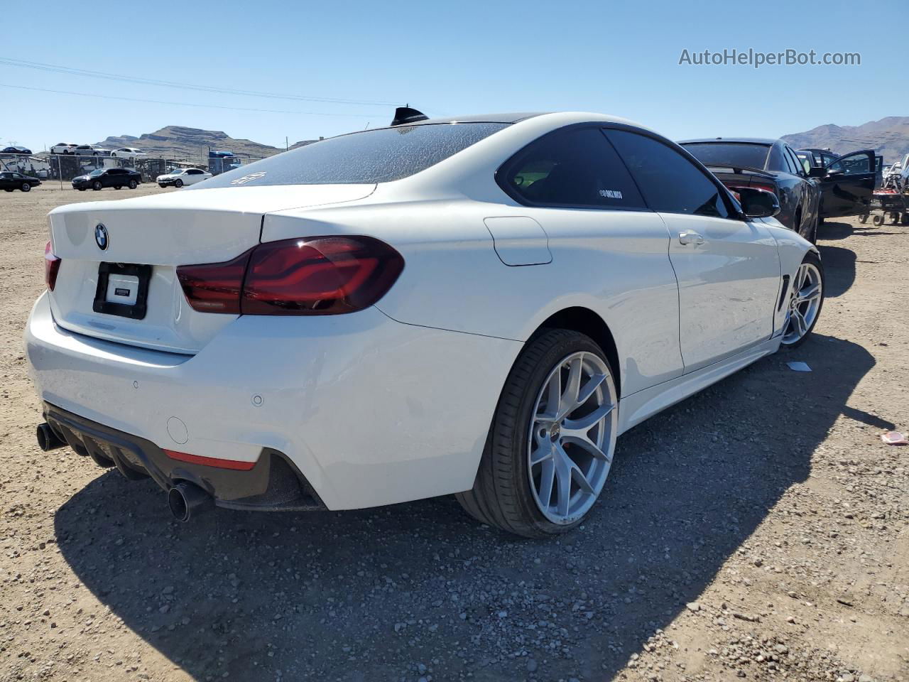 2020 Bmw 440i  White vin: WBA4W7C0XLFJ81837