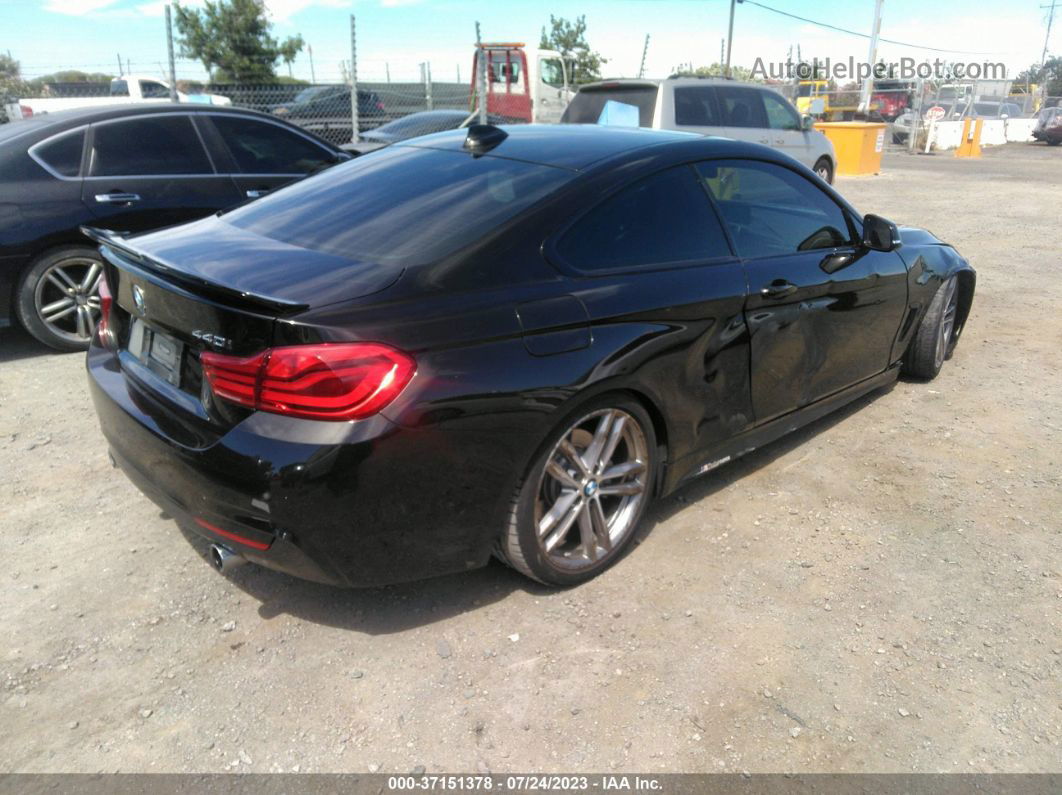 2018 Bmw 4 Series 440i Black vin: WBA4W7C51JAB93447