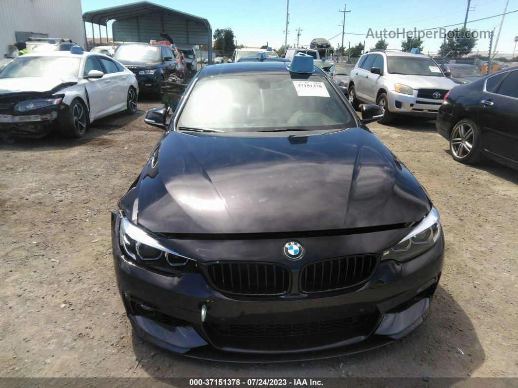 2018 Bmw 4 Series 440i Black vin: WBA4W7C51JAB93447