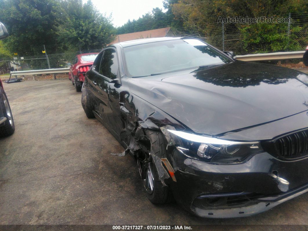 2018 Bmw 4 Series 440i Black vin: WBA4W7C58JAD29119