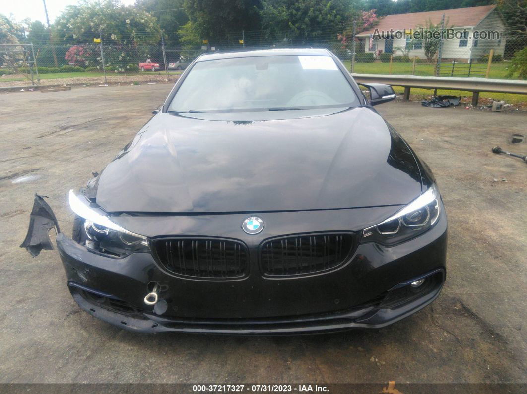 2018 Bmw 4 Series 440i Black vin: WBA4W7C58JAD29119