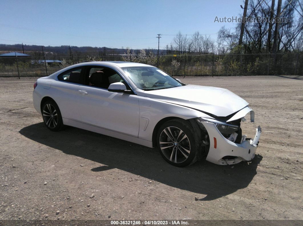 2020 Bmw 4 Series 440i Xdrive White vin: WBA4W9C04LAG90043