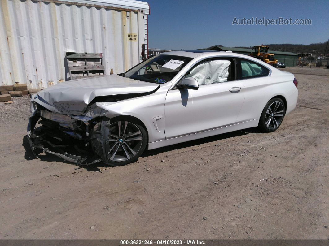 2020 Bmw 4 Series 440i Xdrive White vin: WBA4W9C04LAG90043